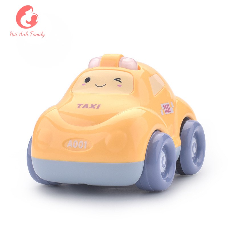 Đồ chơi xe quán tính có nhạc và đèn chất liệu nựa ABS cao cấp, an toàn cho bé