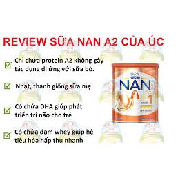 SỮA NAN A2 800g ÚC ĐỦ SỐ ( DATE mới)