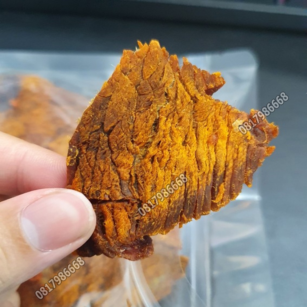 KHÔ BÒ MIẾNG HỒNG NGỰ (Vị Ngọt Thơm) THỊT BÒ KHÔ THU BA HÚT CHÂN KHÔNG SIÊU NGON