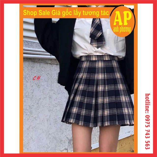 Chân váy xếp ly có ảnh thật sp