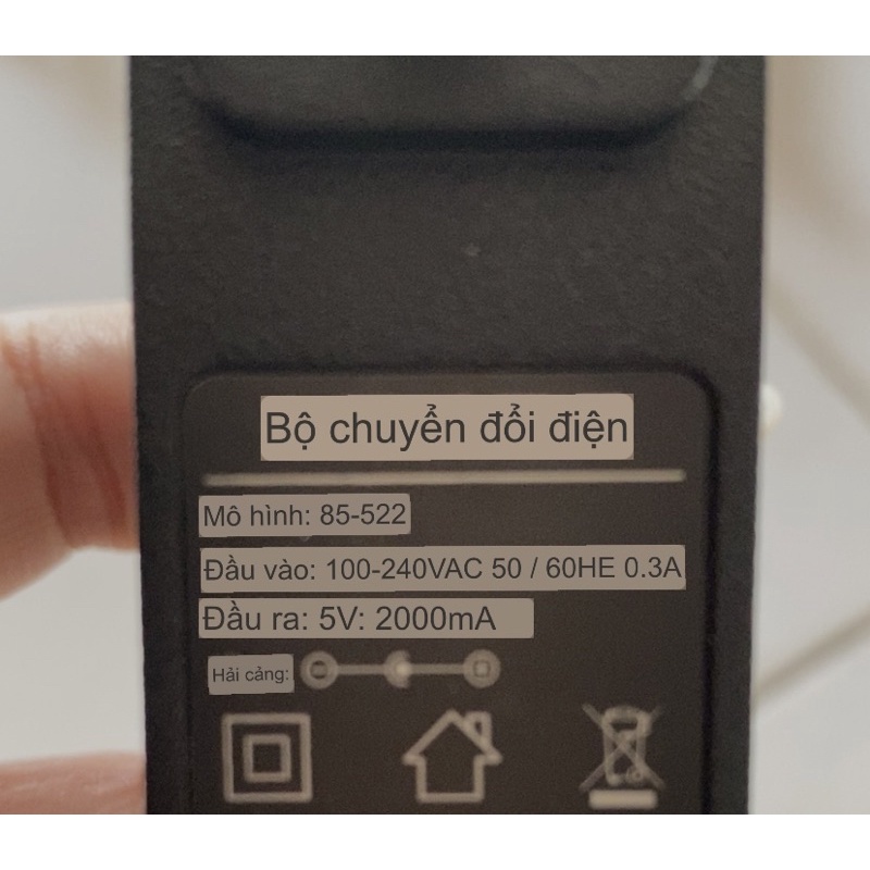 Bộ chuyển đổi điện 5V:2000mA