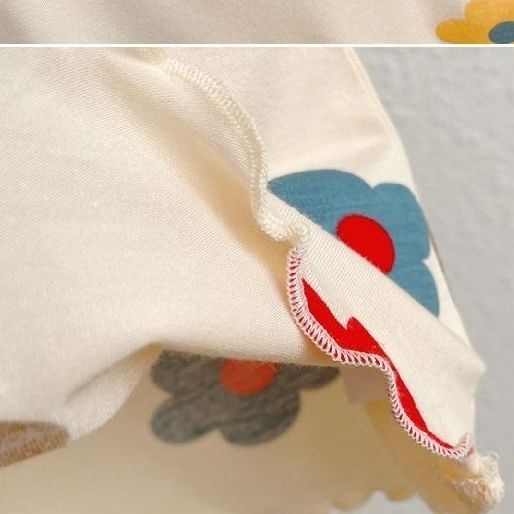 Bộ Đồ Ngủ Áo Tay Ngắn Và Quần Lửng Dành Cho Bé Gái