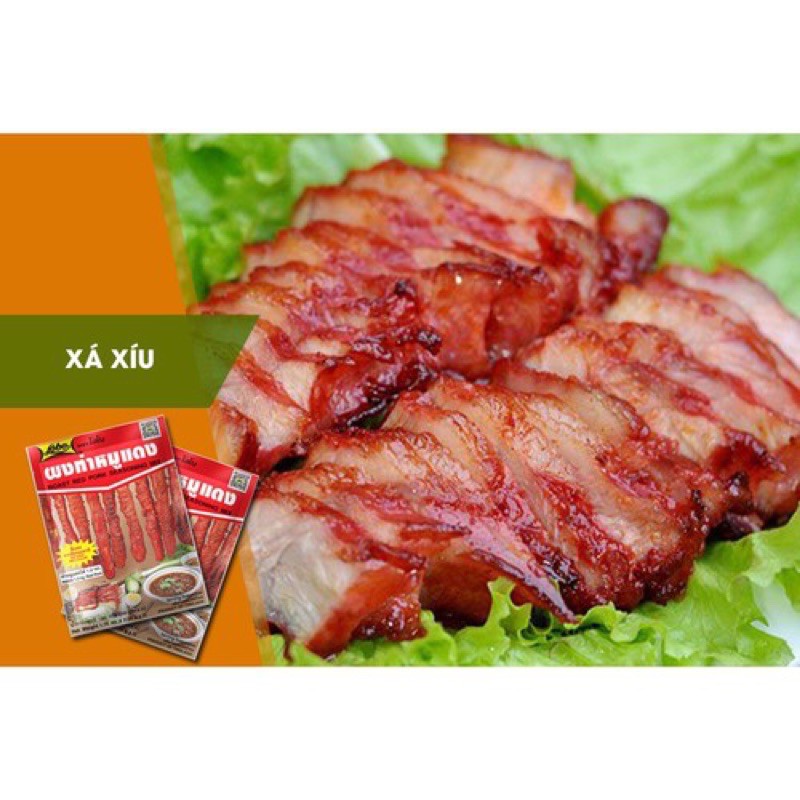 10 gói bột gia vị xá xíu Lobo Thái Lan ( 100g x 10 )