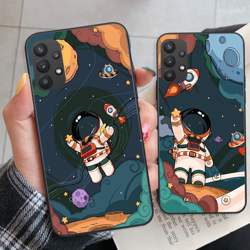 Ốp lưng Samsung A32 / A52 / A72 vũ trụ phi hành gia cực hot siêu cute-rẻ-bền