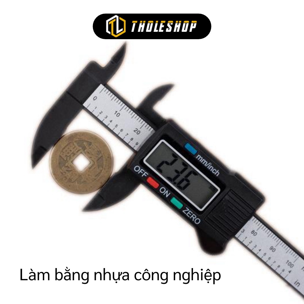 Thước Điện Tử GIGAHOME Thước Kẹp Kỹ Thuật Số Vernier Caliper Đo Đường Kính Sợi Nhựa 6232