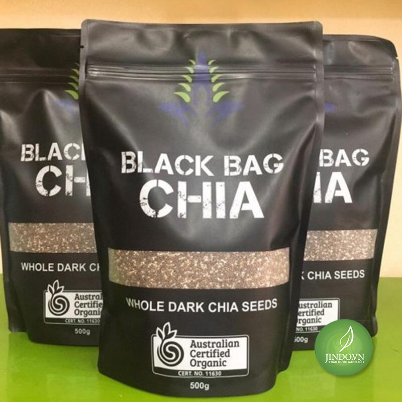 1kg    Hạt chia Black - Chống lão hóa da, giúp tăng cường sức khỏe, giảm béo, tốt cho sự phát triển của trí não,OLF246