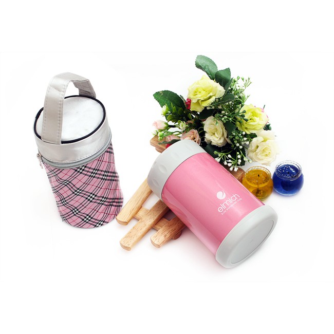 Cặp lồng giữ nhiệt ủ cháo hút chân không Elmich 500ml EL6844
