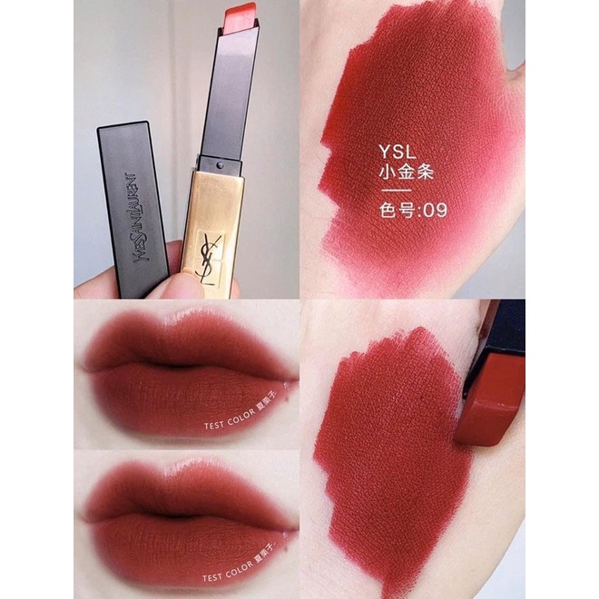 Son YSL Rouge Pur Couture The Slim, Son YSL Chính Hãng màu 28 True Chili đỏ gạch