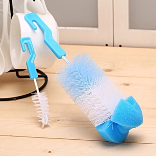 Bộ 2 dụng cụ cọ rửa bình sữa,cốc...đâ năng