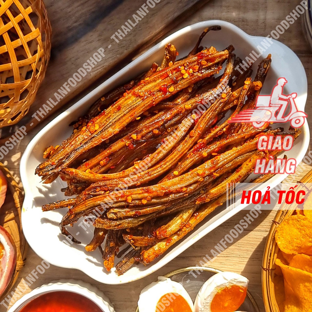 Khô Cá Kèo Sate Ram Giòn Lon 250Gram - Ăn Liền