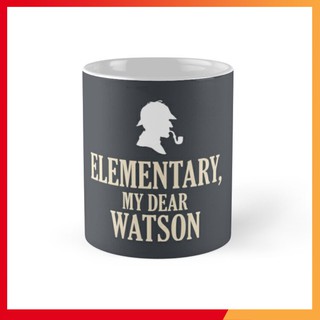 Cốc Sứ In Hình -Tiểu học của Sherlock Holmes, Trích dẫn của My Dear Watson '-HT41-2020-319- [Chất Lượng]