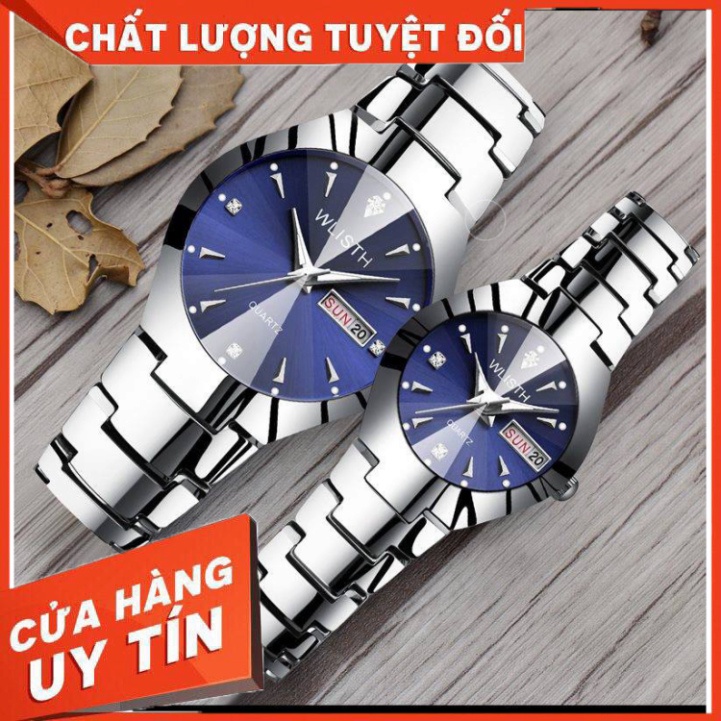 Đồng Hồ Nam Nữ WLISTH W1 Khung Thép Cao Cấp, Chống Nước Chống Xước Hiệu Quả - Mẫu Mới Nhất - Hàng nhập khẩu