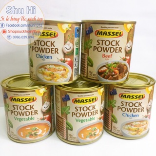 Gia vị hạt nêm Massel của Úc vị bò, gà, rau củ