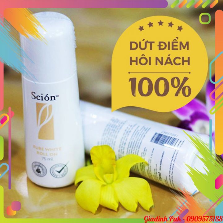 (Chính Hãng) Lăn Scion Khử Mùi Cơ Thể Đặc Biệt Hôi Nách Hôi Chân + Tặng 1 sirum nhau cừu