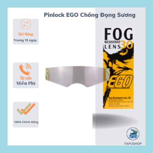 PINLOCK - TẤM CHỐNG ĐỌNG SƯƠNG EGO_ANTI-FOG FILM ( PHÙ HỢP MỌI NÓN FULLFACE )