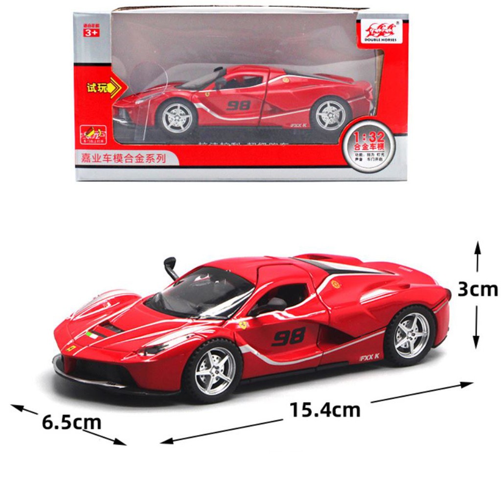 [Mã LIFEXANH03 giảm 10% đơn 500K] [Mã LIFE0503TOYS1 giảm 10% đơn 150k] Mô hình xe ô tô kim toại Ferrari FXXK tỷ lệ 1:32