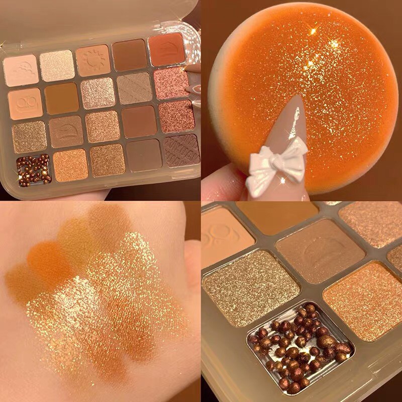 Bảng mắt 20 màu XIYUAN lấp lánh siêu sang chảnh Chestnut Twenty Color Eyeshadow Powder Palette XIYU03 | BigBuy360 - bigbuy360.vn