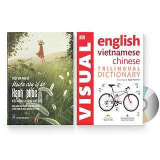 Sách - Combo: Cuộc đời phụ nữ: Muôn vàn lý do hạnh phúc + Từ điển hình ảnh Tam Ngữ Trung Anh Việt Visual + DVD