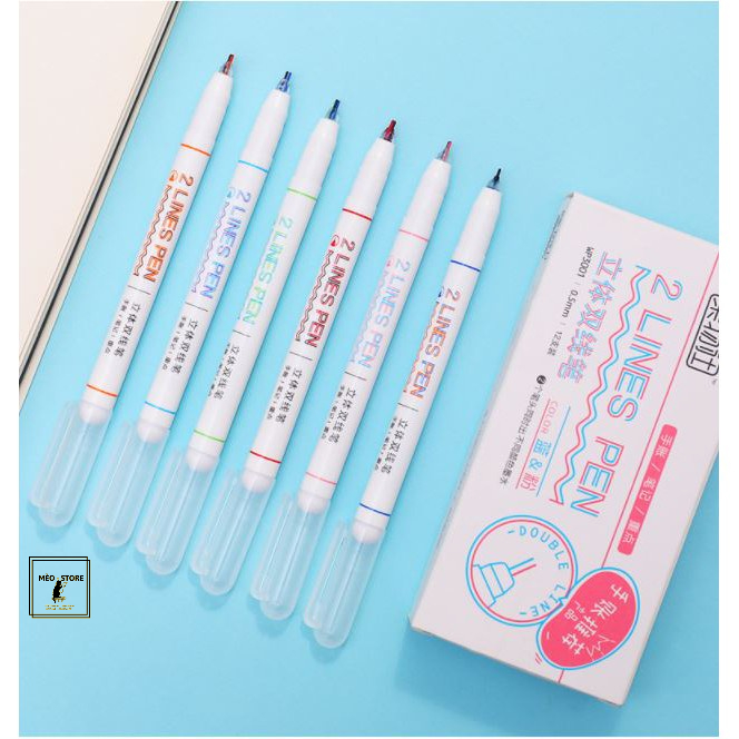 Bút trang trí 2 ngòi - Double line 0.5mm 5.0 168 Đánh Giá 445