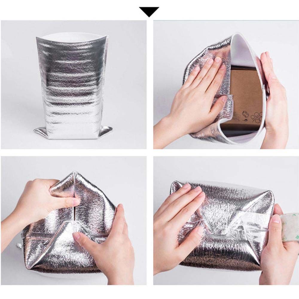Set 10 túi nhôm giữ nhiệt thực phẩm an toàn tiện lợi