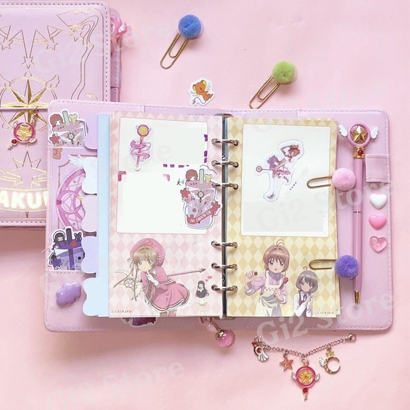 Sổ tay ghi chép Sakura Thủ Lĩnh Thẻ Bài (Cardcaptor Sakura) xinh xắn, siêu rẻ