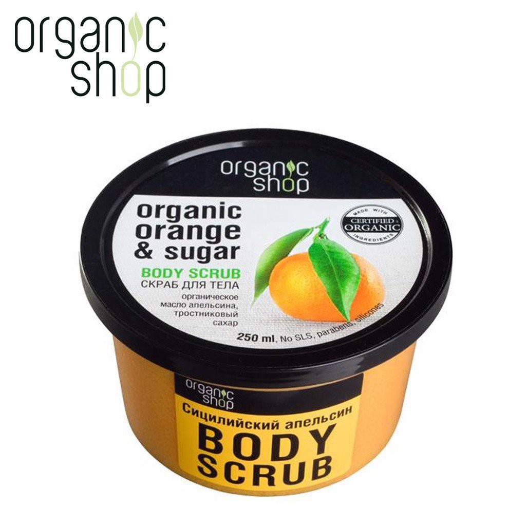 TẨY DA CHẾT TOÀN THÂN ORGANIC SHOP BODY SCRUB