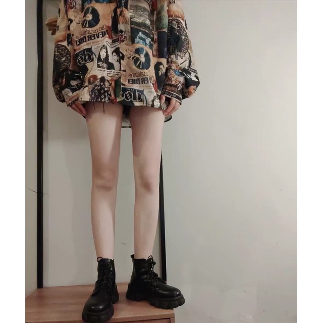 [ORDER]GIÀY BOOTS OXFORD ULZZANG ĐỘN ĐẾ CAO CỔ, THẤP CỔ BASIC - FORM TO HƠN 0,5 SIZE | BigBuy360 - bigbuy360.vn