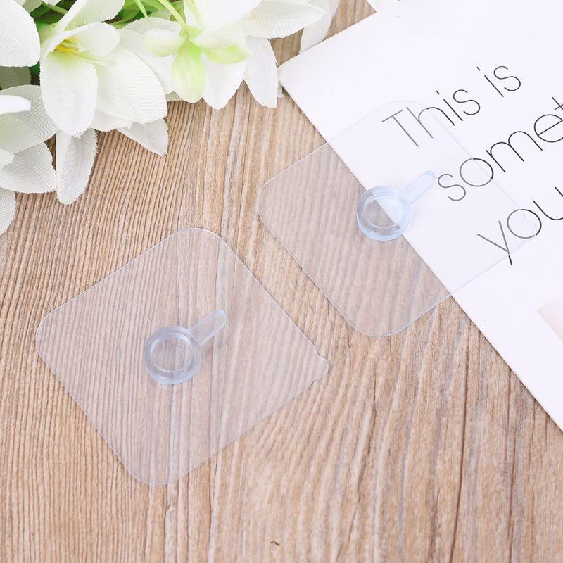 Set 2 Móc Treo Đồ Dán Tường Siêu Dính Chắc Chắn