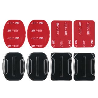 Set Miếng Dán 3M Tự Dính Cho Gopro Hero 8 7 6 5 4 3 2 Xiaomi Yi Instia 360 One R X Action Camera Go Pro