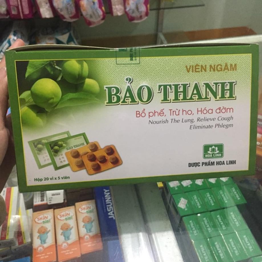 Viên ngậm Bảo Thanh hộp 20 vỉ