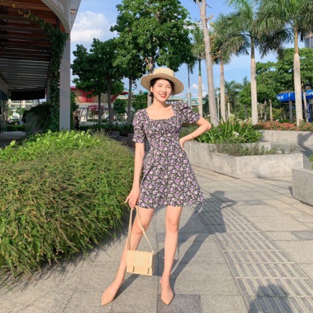 [Mã SKAMA06 giảm 8% tối đa 50K đơn 250K] Đầm FAIRY - Đầm nhún ngực tùng xoè nhẹ | BigBuy360 - bigbuy360.vn