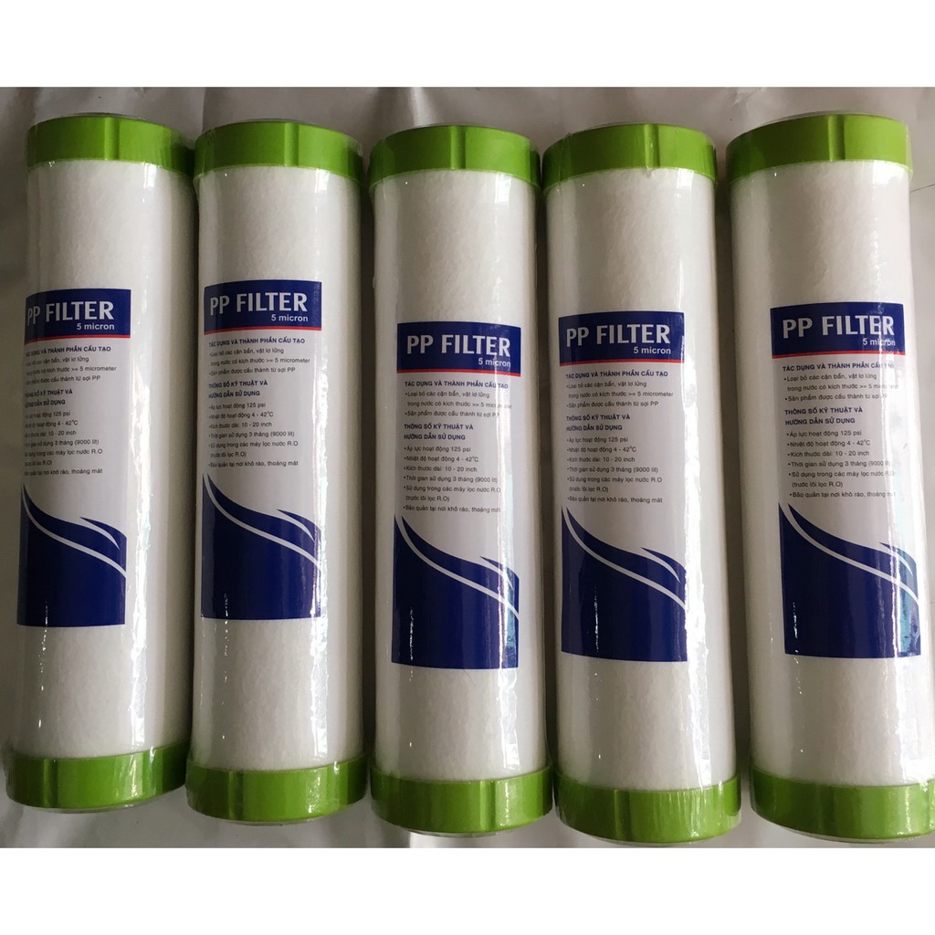 LÕI SỐ 1 PP CÓ NẮP (10 in) ,DÙNG CHO TẤT CẢ MÁY LỌC NƯỚC | BigBuy360 - bigbuy360.vn