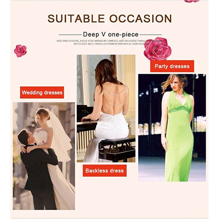 Miếng dán che ngực LEVAO thiết kế thoáng khí tiện lợi không bị lộ