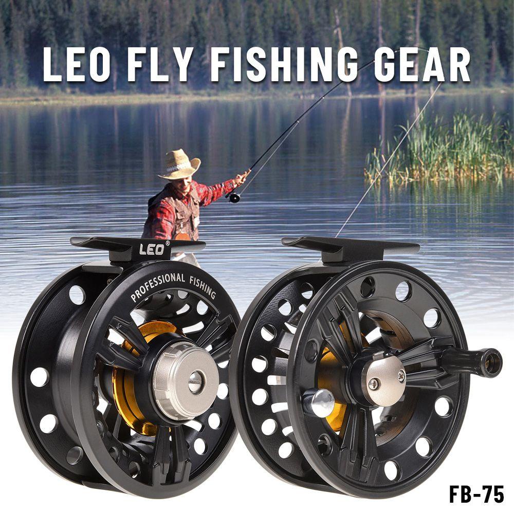 Máy Câu Cá Heceh Fly Fishing Rheel FB75 Tay Cầm Bằng Hợp Kim Nhôm Mịn