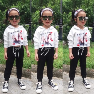Sét thể thao hodie croptop