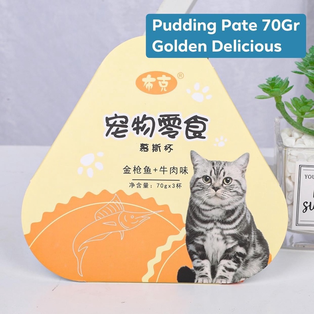 Pudding Pate 70Gr - Thức Ăn Vặt Cho Mèo 4 Vị - Ăn Vặt Nhưng No Đến Tối Lại Đầy Đủ Chất Dinh Dưỡng Từ Nguyên Liệu Thịt