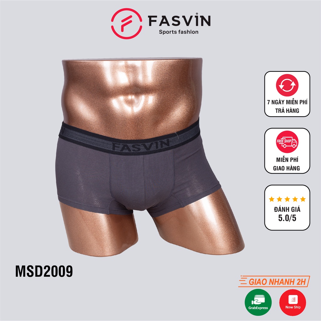 Quần lót nam Fasvin MSD09.HN vải cotton chun dày dặn mềm mại co giãn dễ chịu phom đẹp