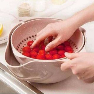 Combo máy sấy tóc chảo đá và rổ đa năng