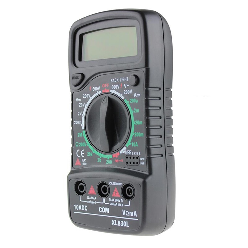 Máy đo điện vạn năng điện tử XL-830L + Bộ phụ kiện kèm theo