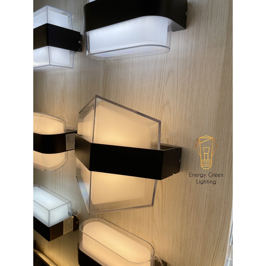 [ Nhiều Mẫu ] Đèn Tường Energy Green Lighting Đèn Hiên Nhà - Đèn Gắn Cổng - Phong cách Bắc Âu - Thân Nhôm Chống Nước Cao