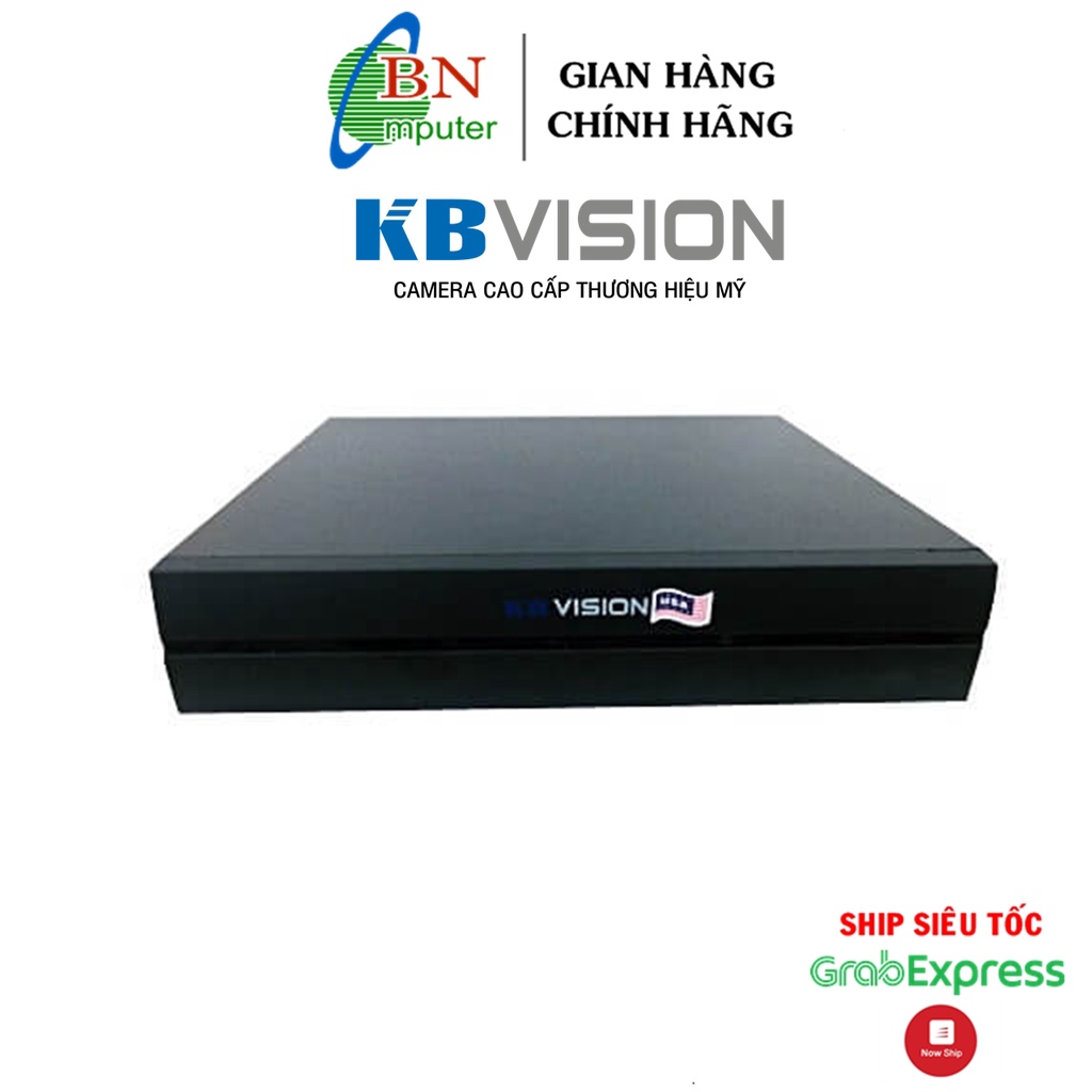 [Mã 159ELSALE hoàn 7% đơn 300K] Đầu ghi hình KB-VISION 8 kênh vỏ kim loại KX - 7118SD6 Thương hiệu Mỹ