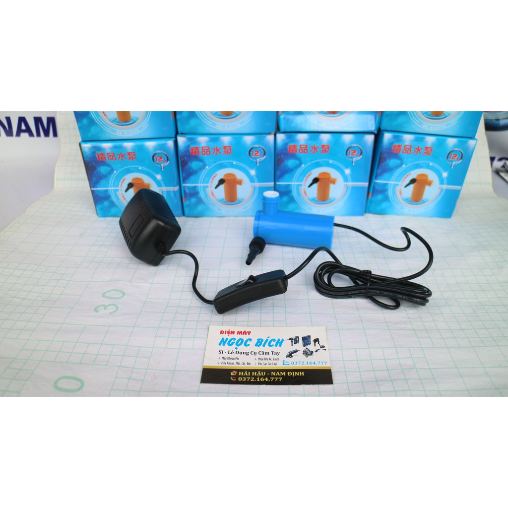 Máy Bơm Nước Mini 12v (Bơm Nước Cắt Rãnh Tường)