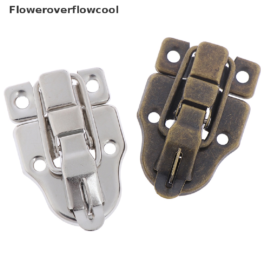 Set 2 Khóa Cài Hộp Trang Sức / Vali Bằng Kim Loại Kiểu Cổ Điển