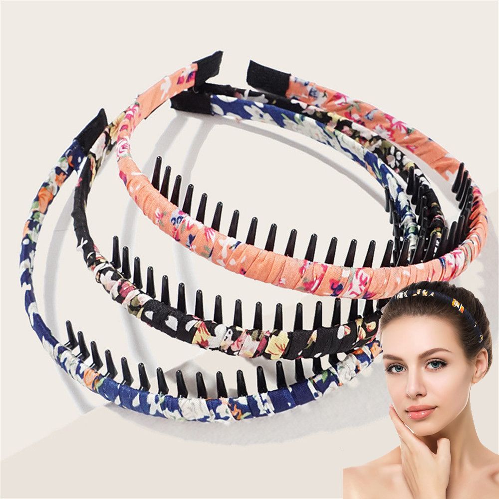 Băng Đô Rửa Mặt Răng Cưa Chống Trượt Siêu Bền Thời Trang Cho Nữ