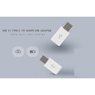 Đầu chuyển usb type-c to micro usb adapter converter