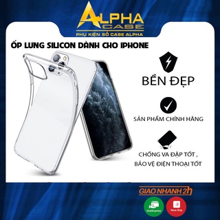 Ốp Táo, Ốp lưng trong suốt silicon 12,12pro,13,13promax