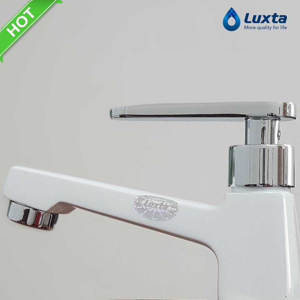 Vòi lavabo rửa mặt Cao cấp gật gù Luxta L1114WT3, bảo hành 03 năm