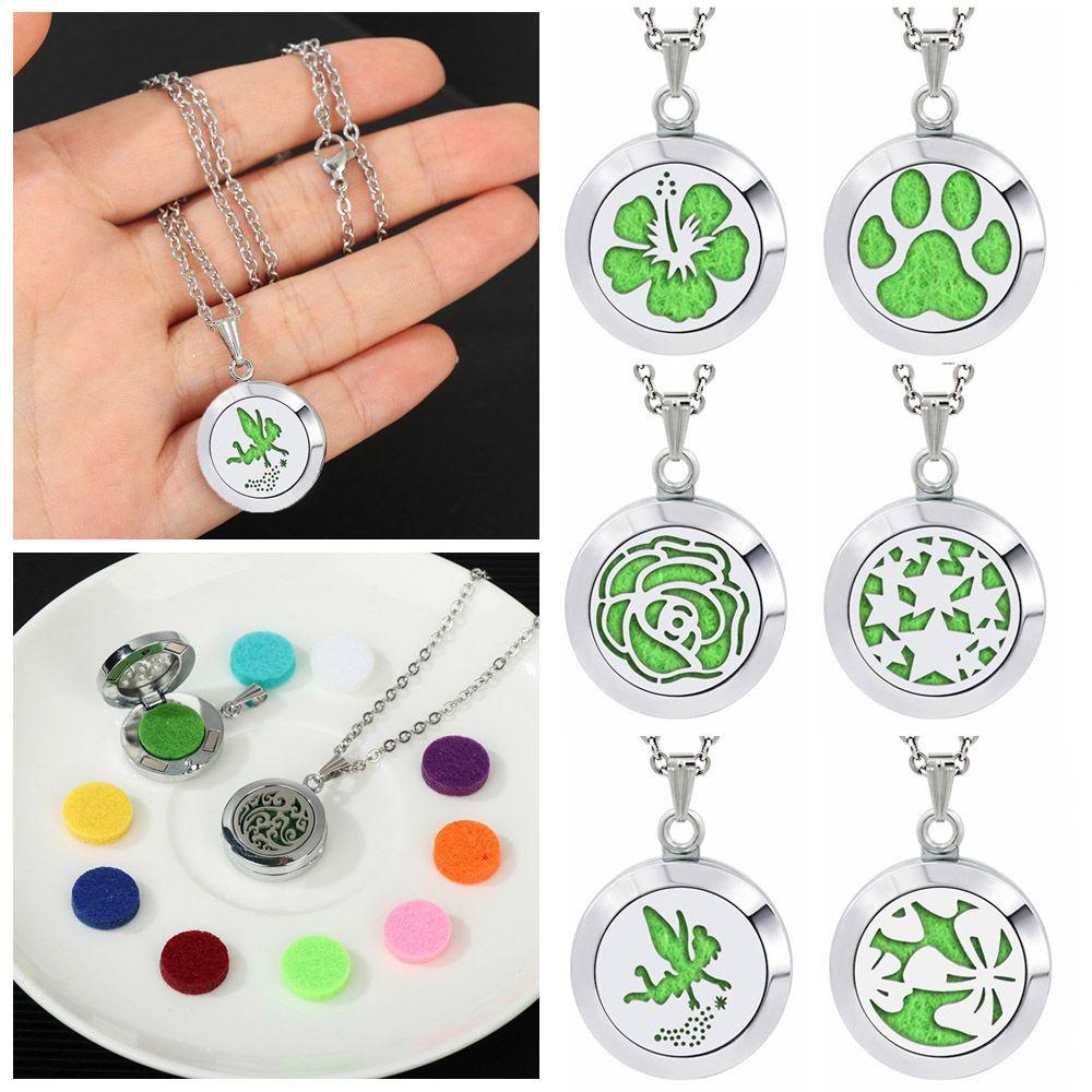 Vòng cổ Khuếch Tán Tinh Dầu 20MM Thời Trang Cho Nam Và Nữ Charms