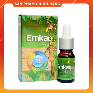 (Chính Hãng)_Vitamin D3 Emkao Plus_Cho Xương Bé Chắc Khỏe_125 giọt/chai