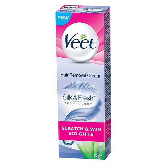 Kem tẩy lông cho da nhạy cảm Veet Silk Fresh 50g | BigBuy360 - bigbuy360.vn